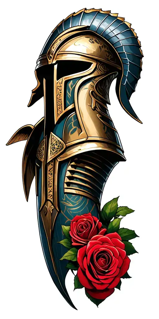 Spartaner With A Helmet Slightly Aggressive Scorpio With Rosses