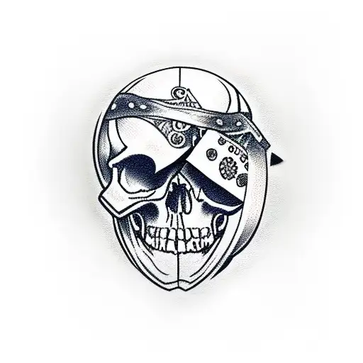 Skull With Eye Patch