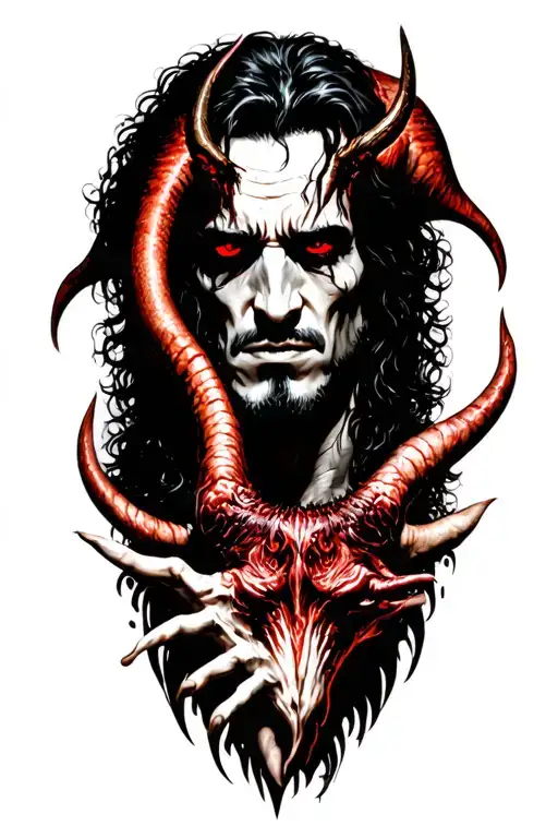 Michael Killing Satan