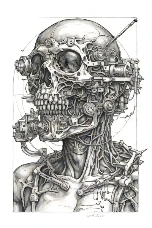 Dark Personnality Try To Espace From The Body