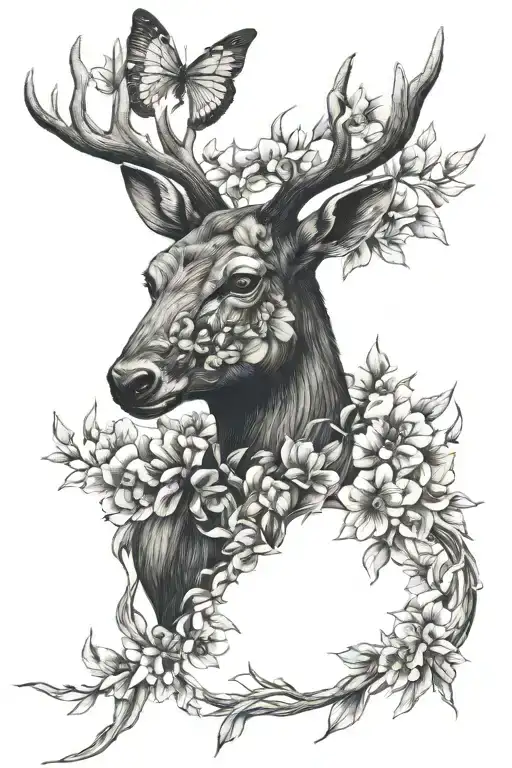 Floral Dark Animal Dead