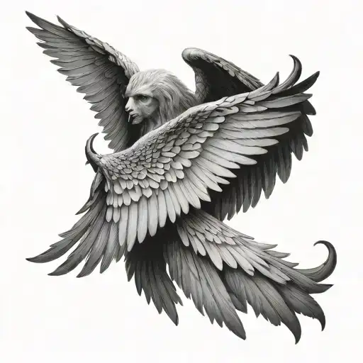 Realistic Angel Devil Wings With Illumanati Mix Not Person Just This Wings