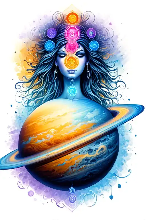 Chakra And Planet