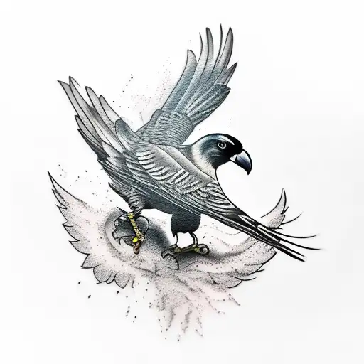 Sideways Crow Wiht Body