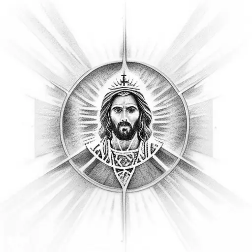 Jesus Con Corona De Espinas