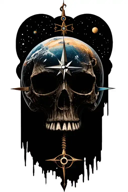 Skull Compass Lost Time And Space
