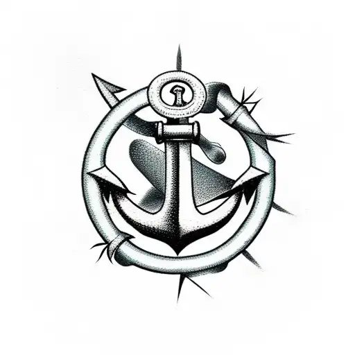 Anchor With Thorns