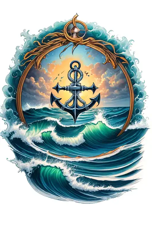 Ocean Nautical Arm Sleeve