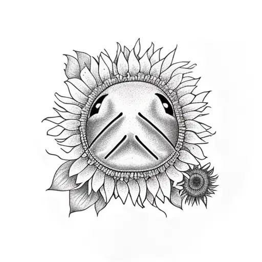 Pop Out Peace Frog With Sunflower