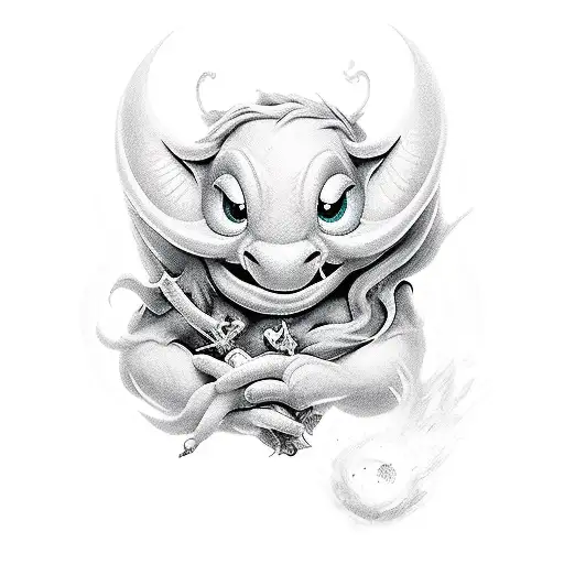 Ori And The Will Of Wisps Video Game With The Shriek Character In Black And White
