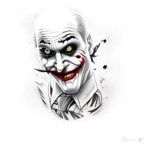 Joker With The Book In The Hand