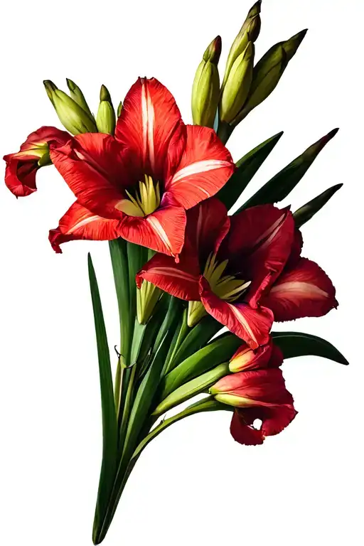 Gladiolus Flower Bouquet Color