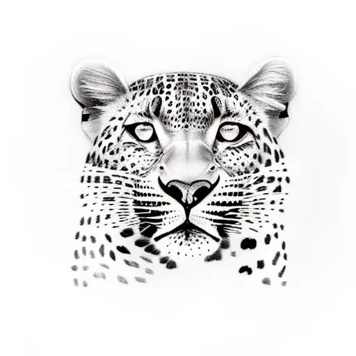 Leopard Lying In A Tree