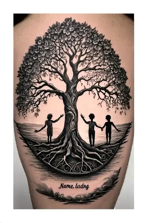 Tree Of Life With Childrens Names Incorporated