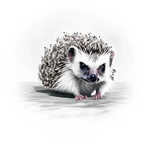 Hedgehog Trapped In An Hourglass
