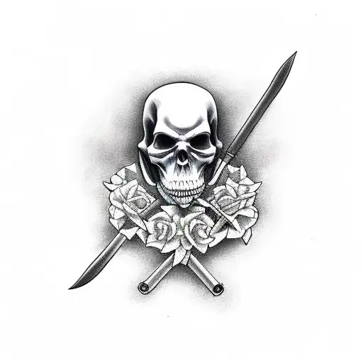 Grim Reaper With Spear