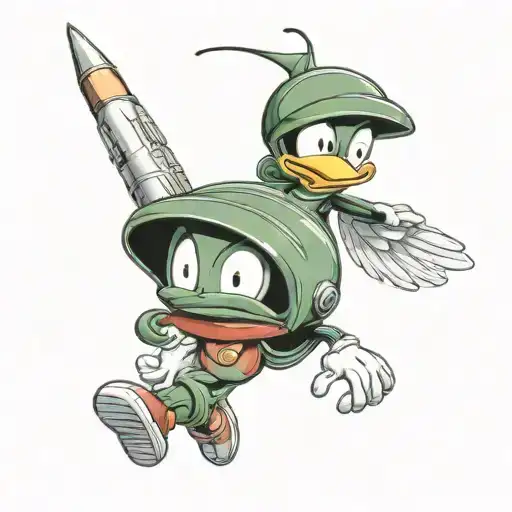 Marvin The Martian And Tweety Bird