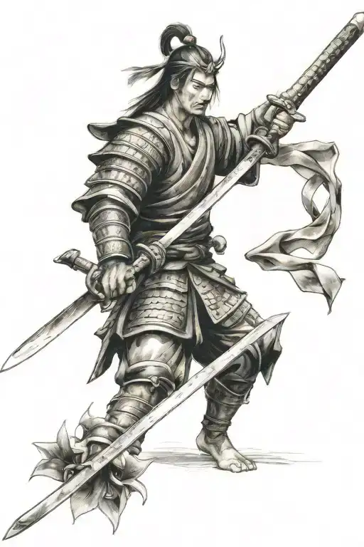 Samurai Sword With Blade