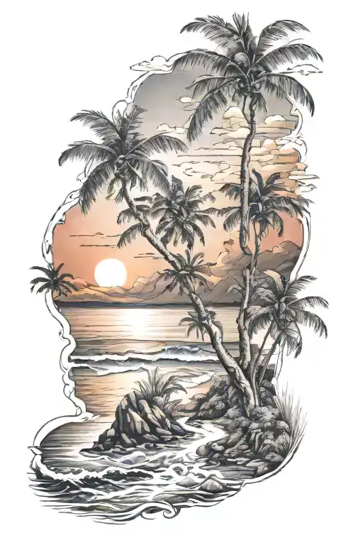 Reunion Island Sunset