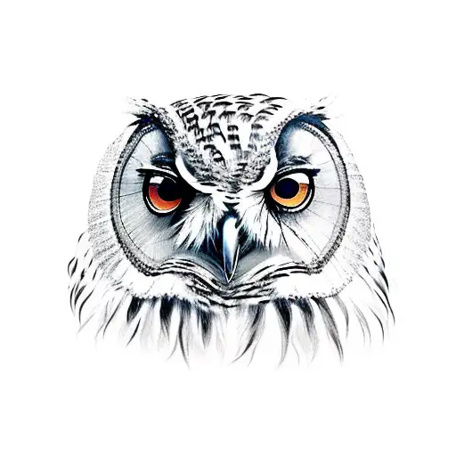 Owl Pearched On Dreamcatcher