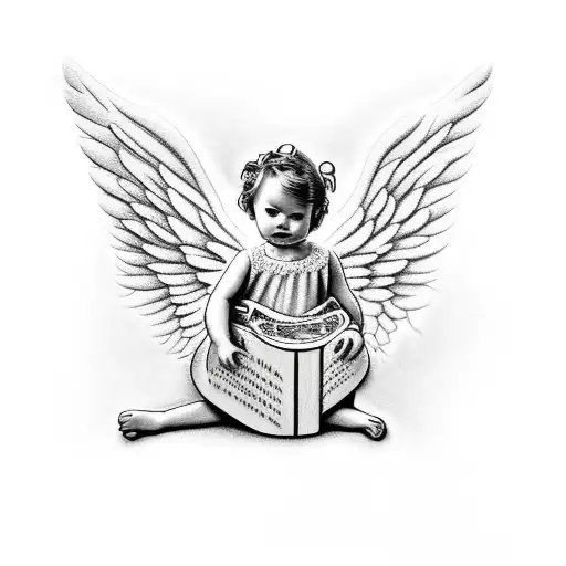 Angel On A Rocking Chair