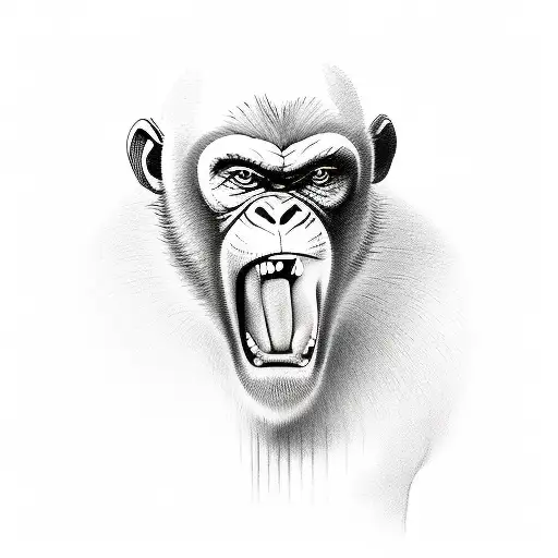 Angry Monkey Boxer
