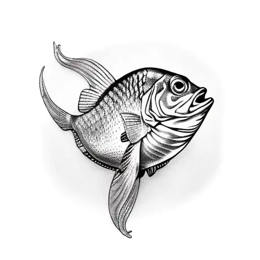 Fish Hook With Seashell