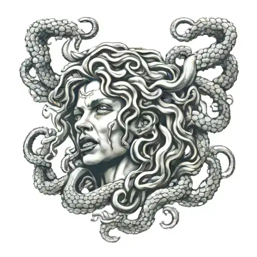 Medusa Angry And Crying