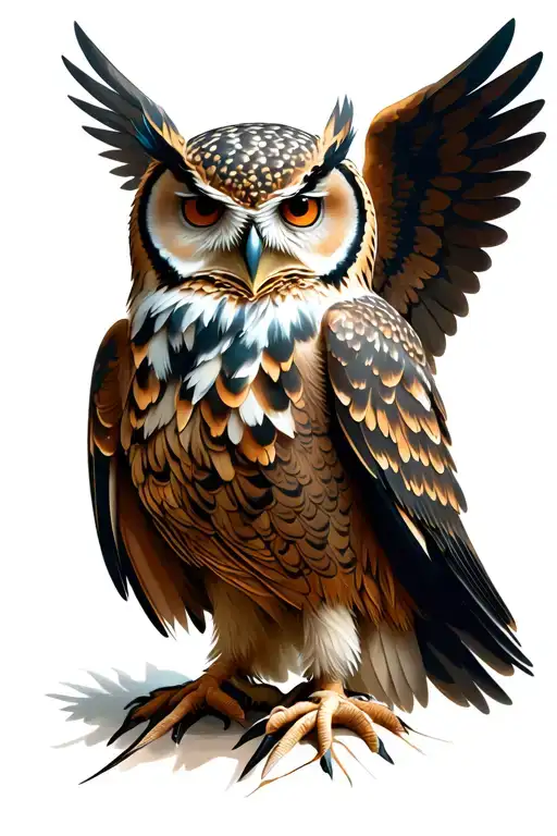 Cherubim 6 Winged Owl Angel