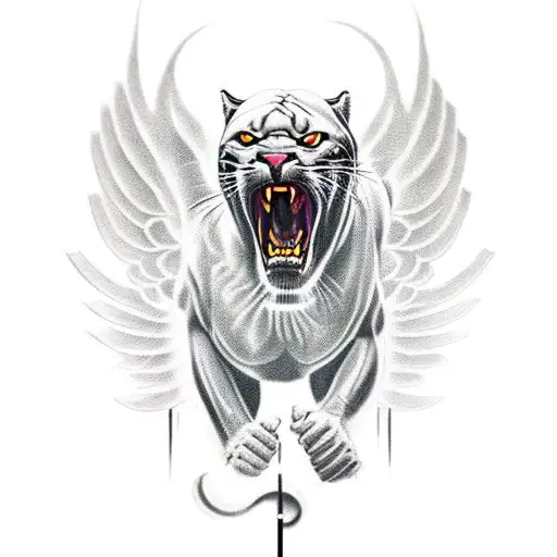 Panther With Eagle Wings