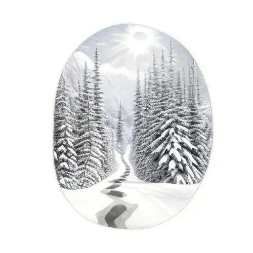 A Hiking Trail Winding Through A Dense Forest With Sunlight Filtering Through The Trees