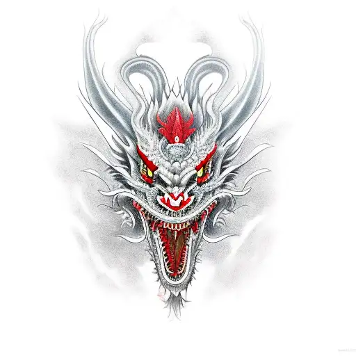 Chinese Dragon Face Scary