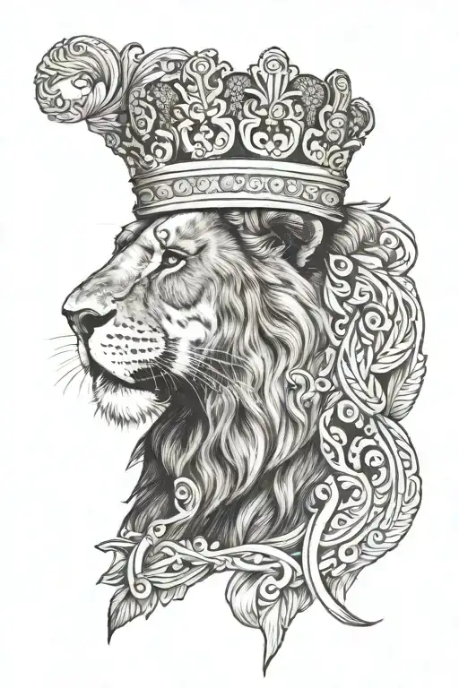 Lion Wearing Pagri