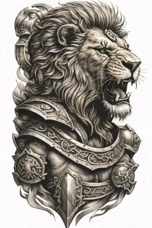 Lion Gladiator Sleeve