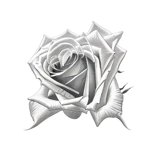 Rose With A Woman's Eyes And Parents Waking With A Kid On The Dads Shoulders