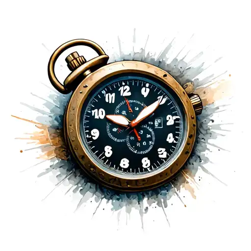 Stop Watch Half Blurred