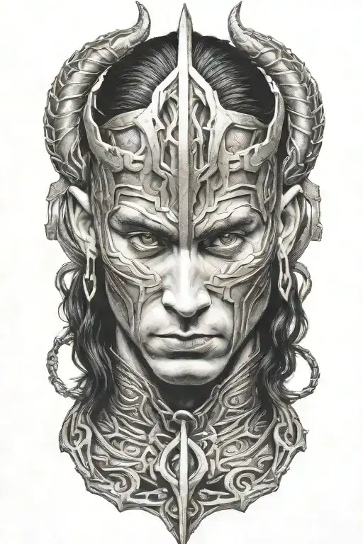 Loki Chained And Being Damaged