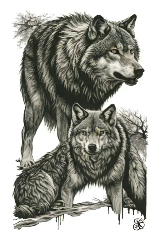 Wolf And Simurg