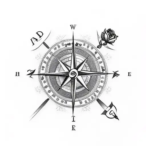 Roses And A Compass And Stage Curtains