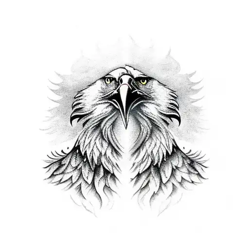 Eagle And Wolf Horror Stile