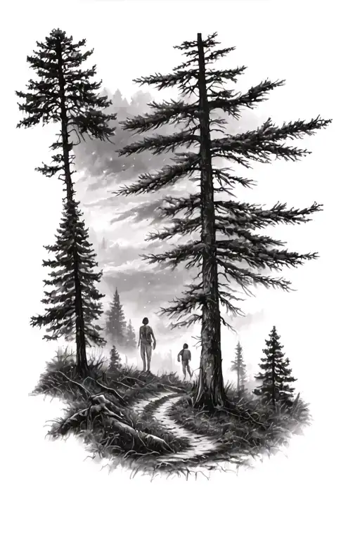 Trail Forest Life Peace Freedom