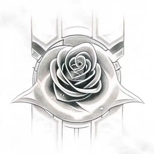 Star Wars Sith Logo And Rose Detail
