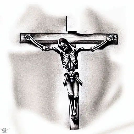 Crucifix Skeleton