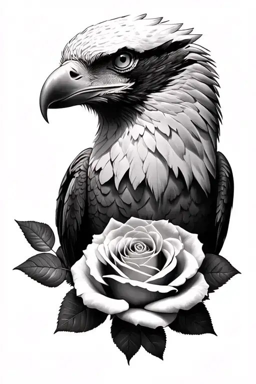 Girl Eagle Rose