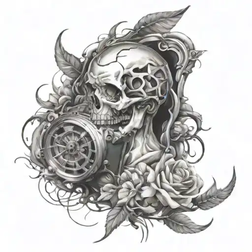 Design Me A Sleeve Tattoo In Hyper Realism Including Element's From America In The 1950S And 60S