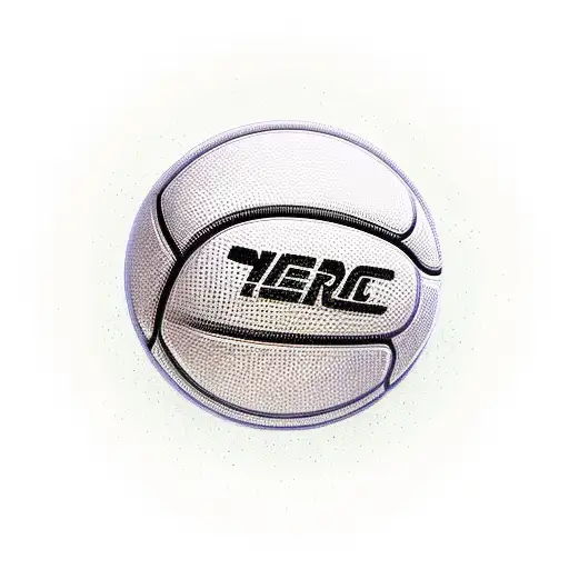It Symbol Integrated With A Basketball Design