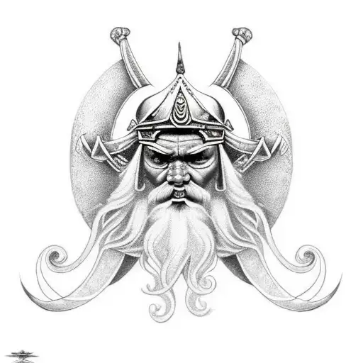 Nordic Viking And Ocean