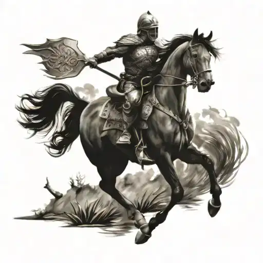 Warrior On Horseback