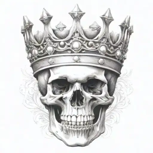 Skull Mouth Open Crown