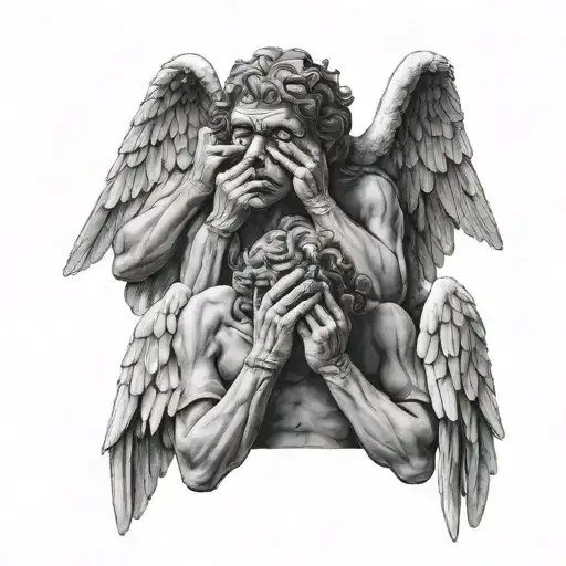 Angel See No Evil Speak No Evil Say No Evil